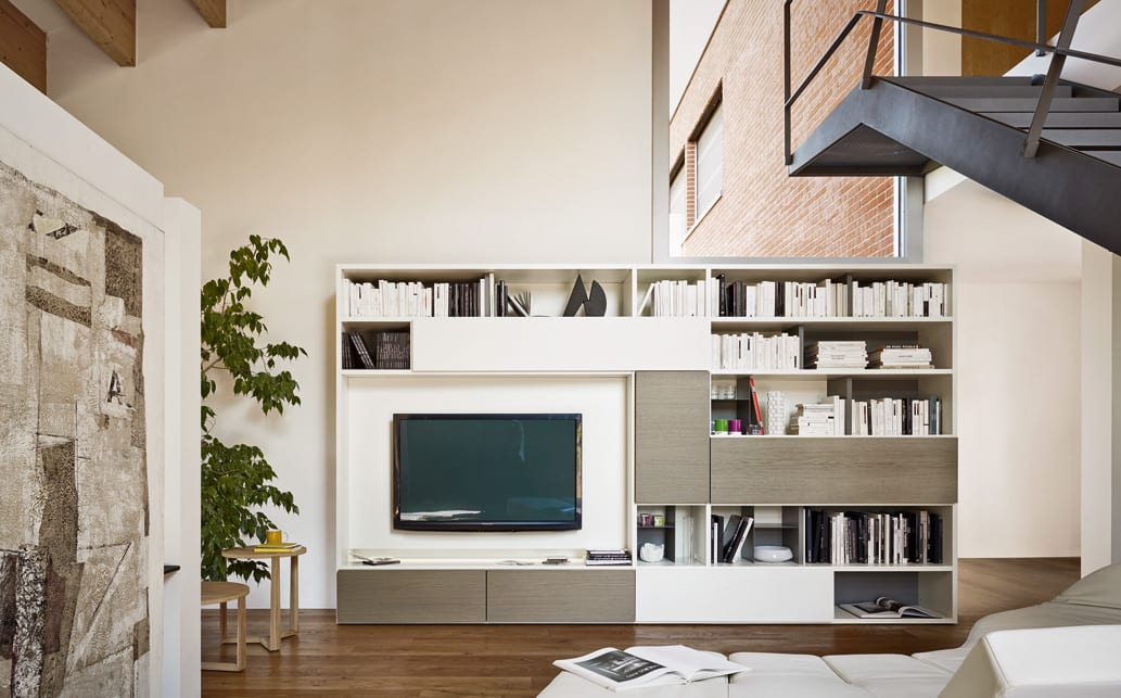 Libreria moderna componibile soggiorno Libreria moderna componibile soggiorno