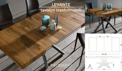 levante altacom tavolo allungabile