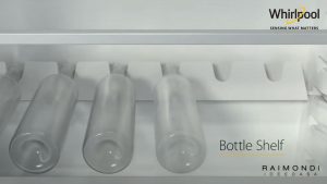 elettrodomestici di grandi dimensioni scaffale per le bottiglie
